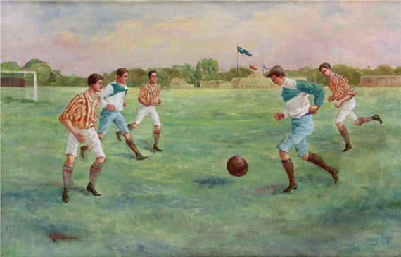 Soccer Players by E. Roder