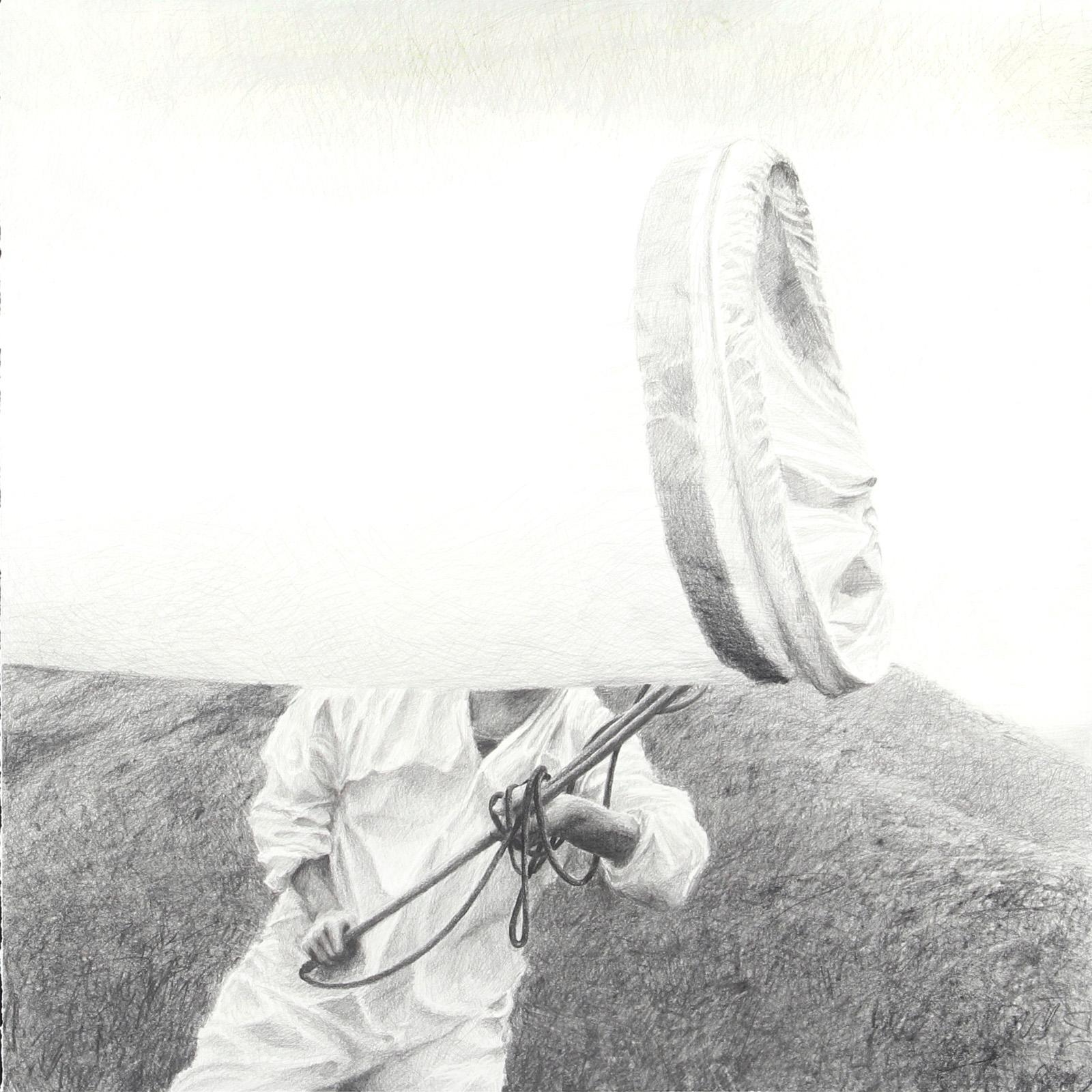 Artwork by Ethan Murrow, Reversing Extinction III, Made of Graphite on paper