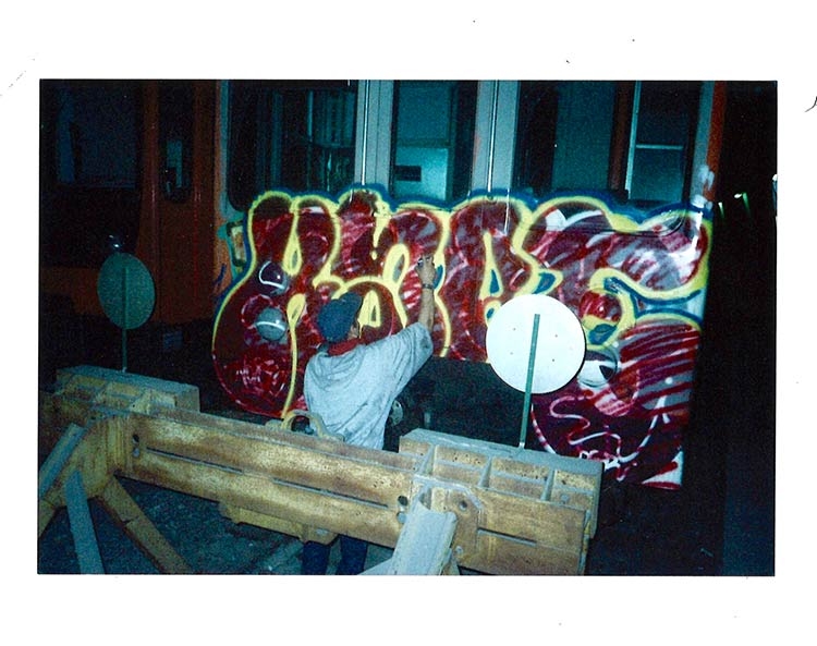 Artwork by Andrea Rodolico, Kare (r.i.p.) , Anagnina tunnel, Made of Single print