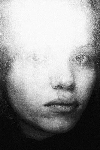 Artwork by Guido Gazzilli, Berlin Diary. A portrait of a singer, Made of Print, Hahnemühle baryta paper