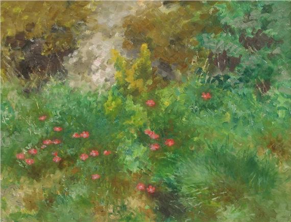 'A Wild Garden' by Bruno Liljefors