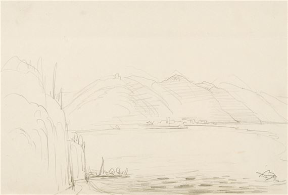 See und Berge by Otto Dix, circa 1934