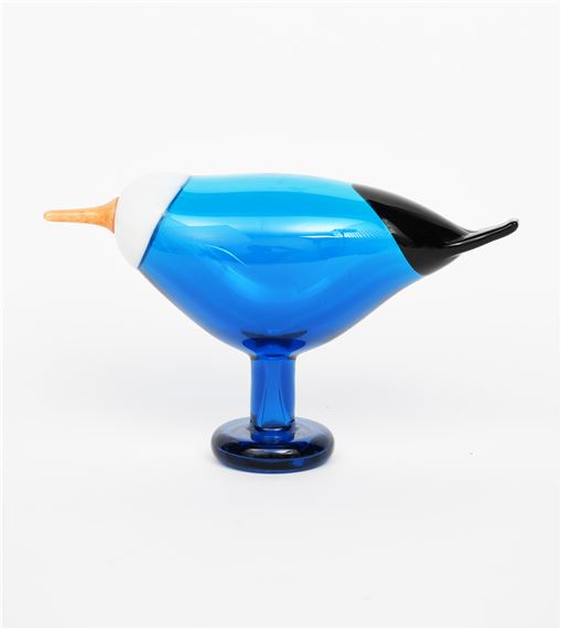 Oiva Toikka | An iittala glass Blue Magpie bird | MutualArt