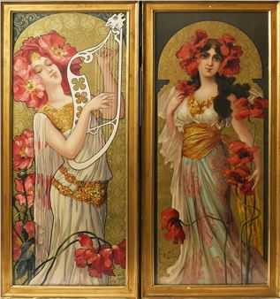 Art Nouveau maidens - Mary Golay