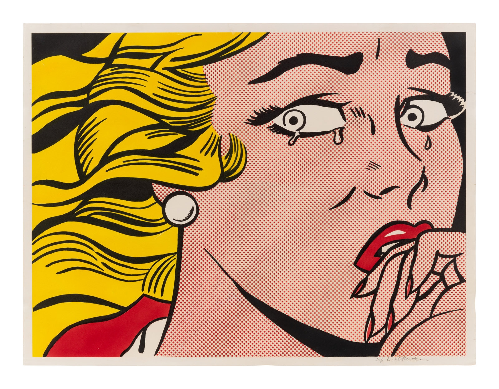 Roy Lichtenstein Crying Girl (1963) MutualArt