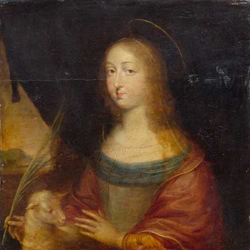 Saint Agnes by Otto van Veen