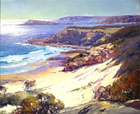 Tarrametta Beach, near Narrabeen by Alan Robert Colquhoun Grieve