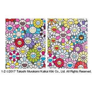 Takashi Murakami  "A little Flower Painting Pink,Purple and Many Other" Ed.300