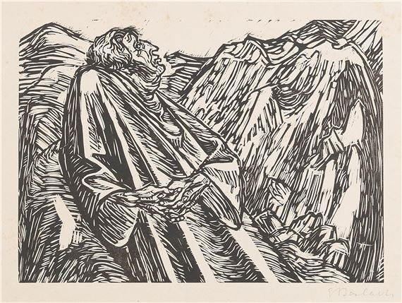 "Die Felsen" by Ernst Barlach, 1922