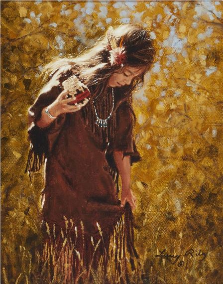 Larry Riley | Navajo boy | MutualArt