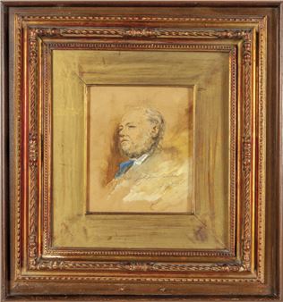 Ritratto di F.Palizzi - Giuseppe Fattori