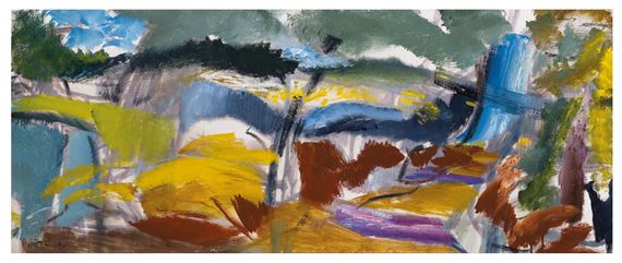 Misty Larchwood, Autumn by Ivon Hitchens, Painted in 1962