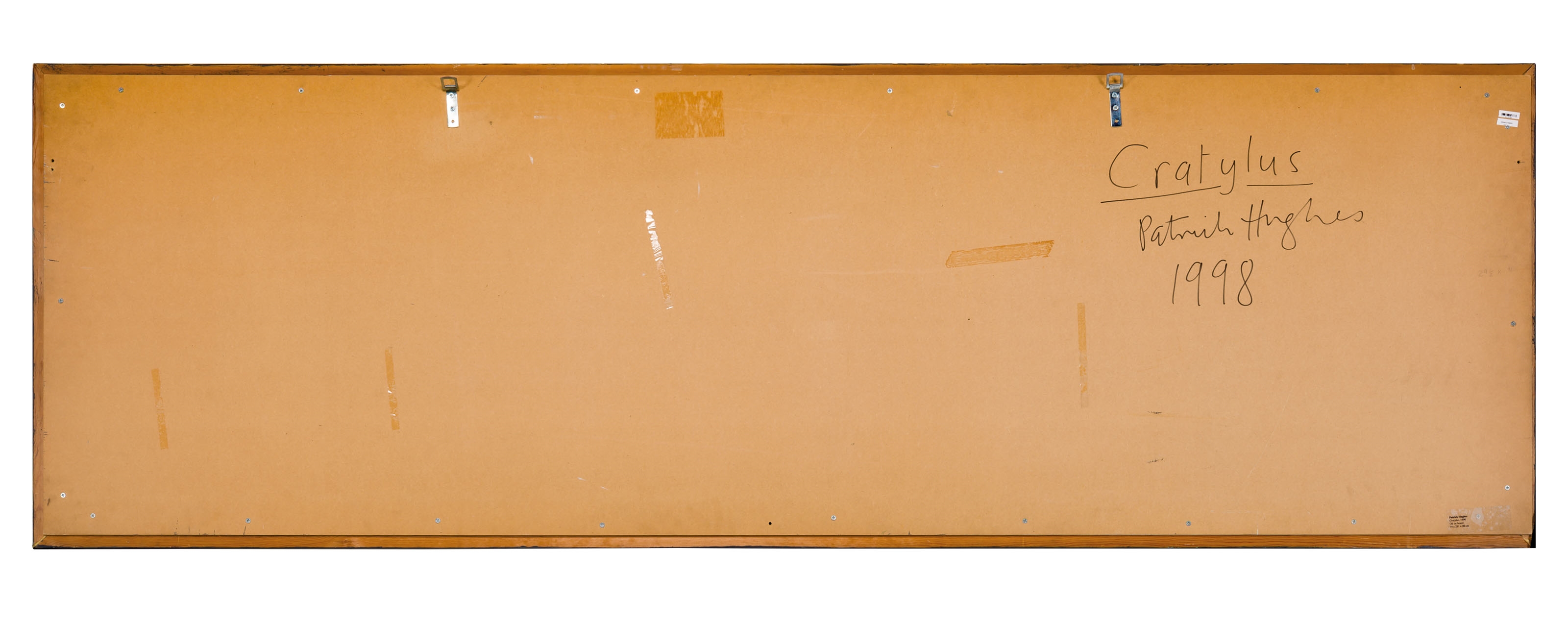 Artwork by Patrick Hughes, Cratylus, Made of oil on board construction