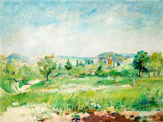 Landschaft in Südfrankreich by Wilhelm Thöny, 1930s