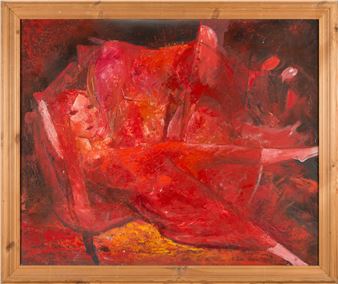 'Õhtu' (Evening), 84 x 102 cm - Edgar Valter