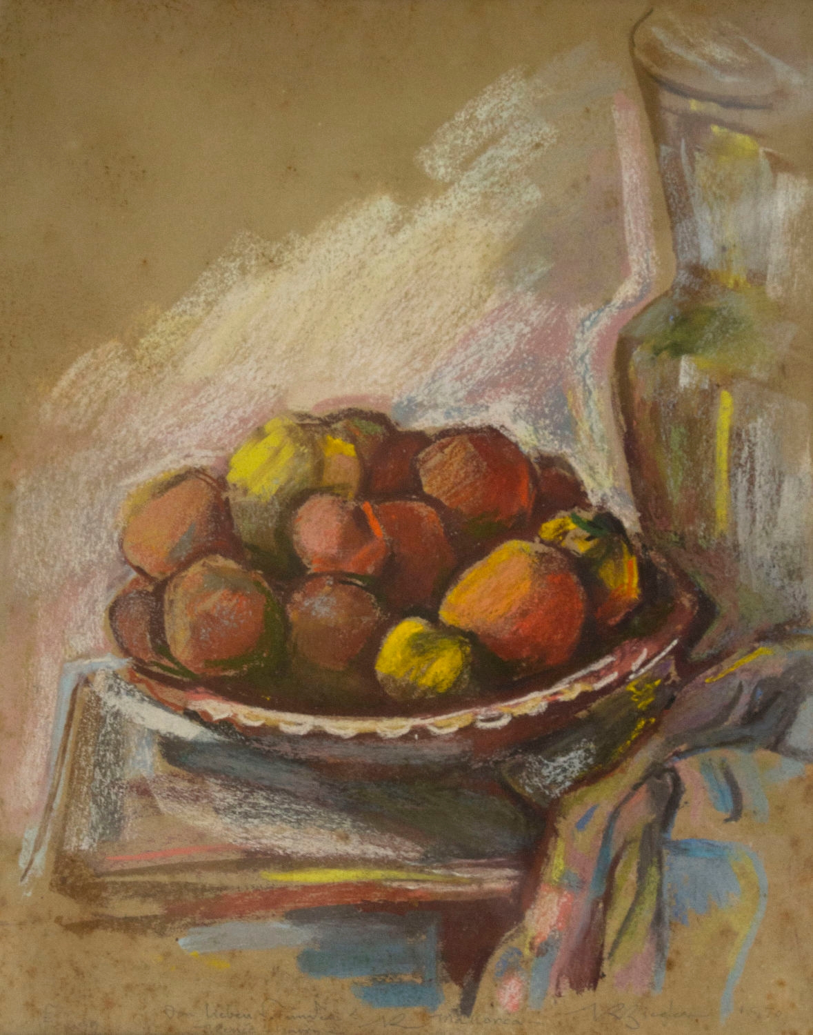 Artwork by Richard Ziegler, Still Life, Made of Pastel on Paper