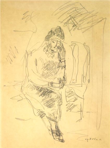 Woman by Avigdor Stematsky