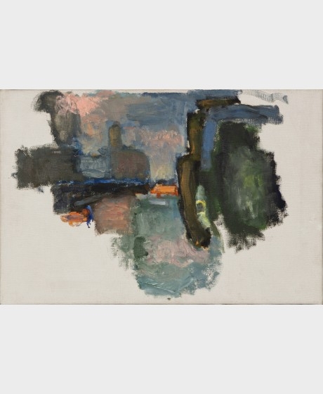 Artwork by Heinrich Ilmari Rautio, Ilta Pariisissa V, Made of oil