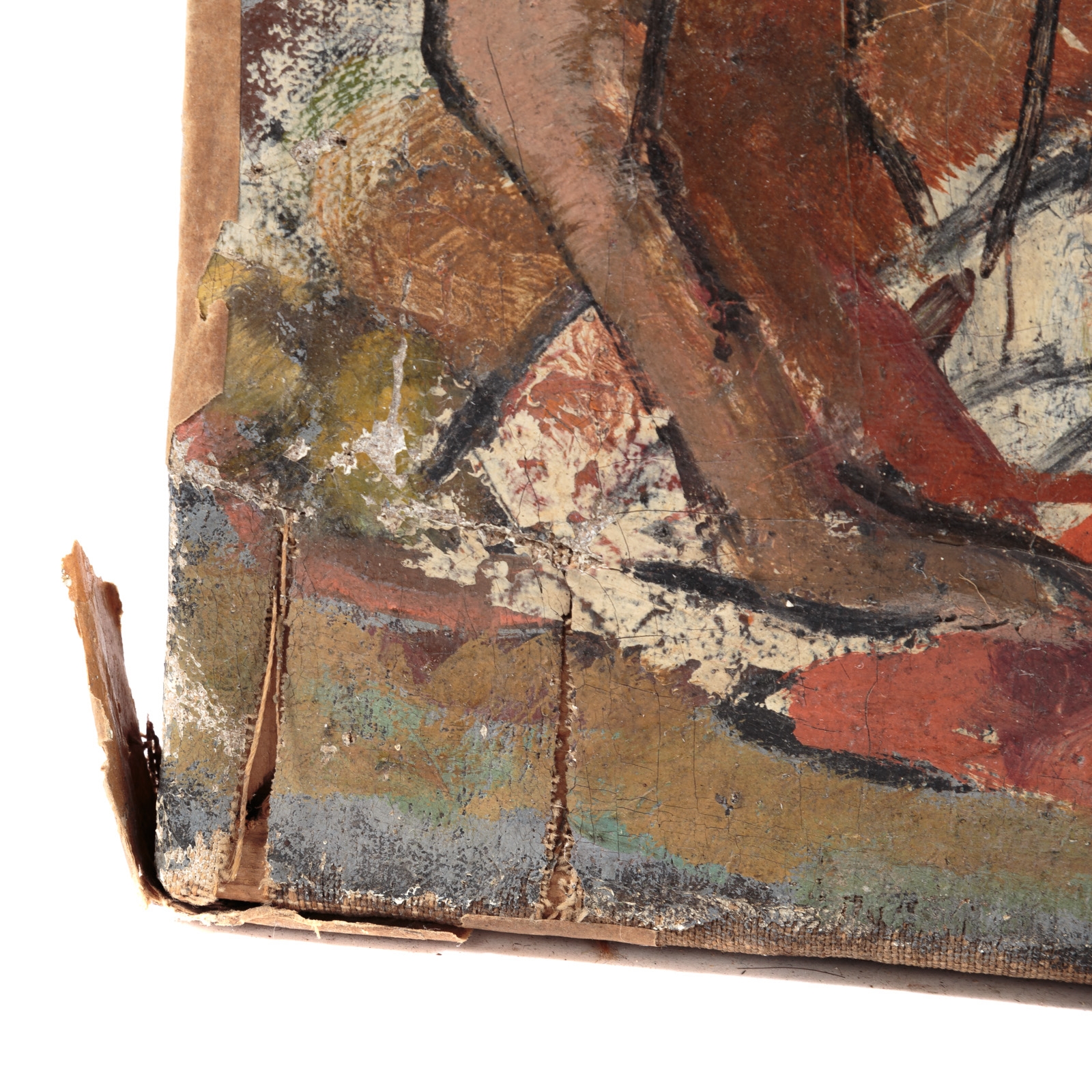 Artwork by Arno Stern, "The Feast,", Made of oil on canvas