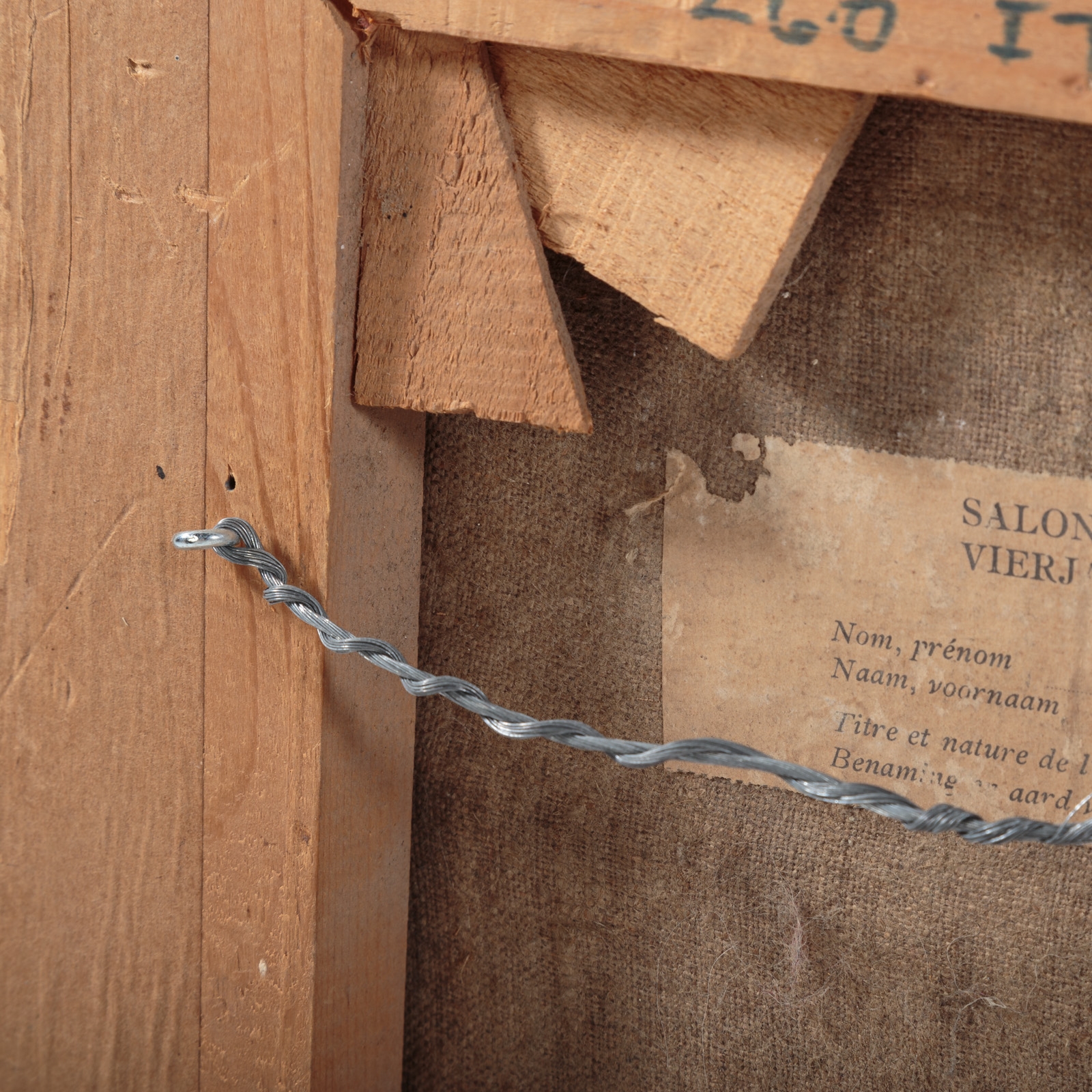 Artwork by Arno Stern, "The Feast,", Made of oil on canvas