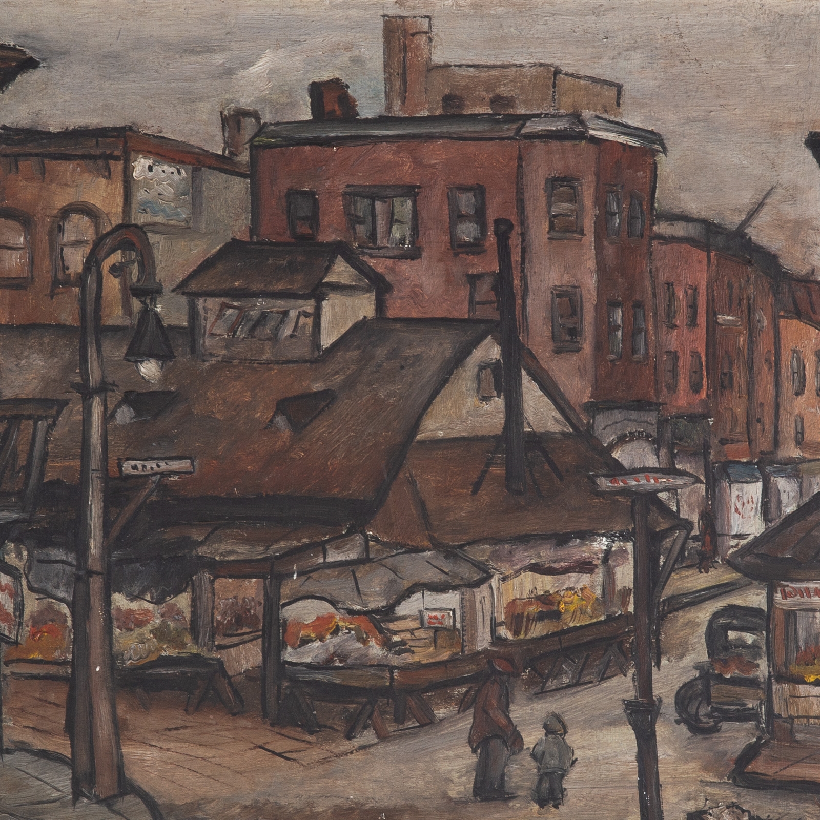Edward Rosenfeld | Baltimore Market Corner | MutualArt