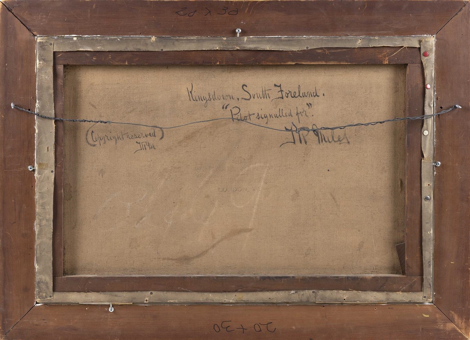 J.R. Miles | Kingsdown, South Foreland, 'Pilot signalled for', | MutualArt