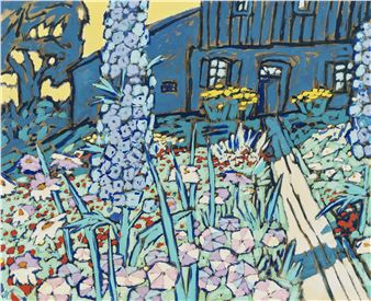 Bauerngarten im Mittagslicht (Nachmittagssonne) - Bernhard Kühlewein