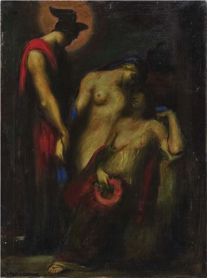 Moock - "Abschied der Proserpina" by Adolf Frey-Moock, 1881