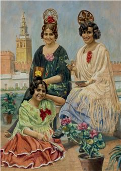 Jóvenes sevillanas - Jose Garrigues Motos