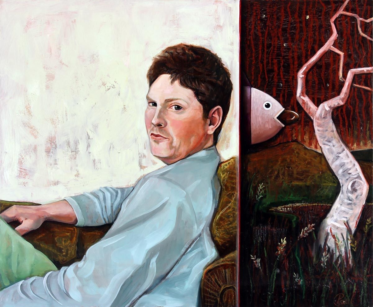 Artwork by Paul D'Arcy, WAITING, Made of Oil on Panel