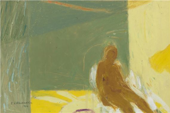 Figure in Sunlight by Elizabeth Blackadder, 1966
