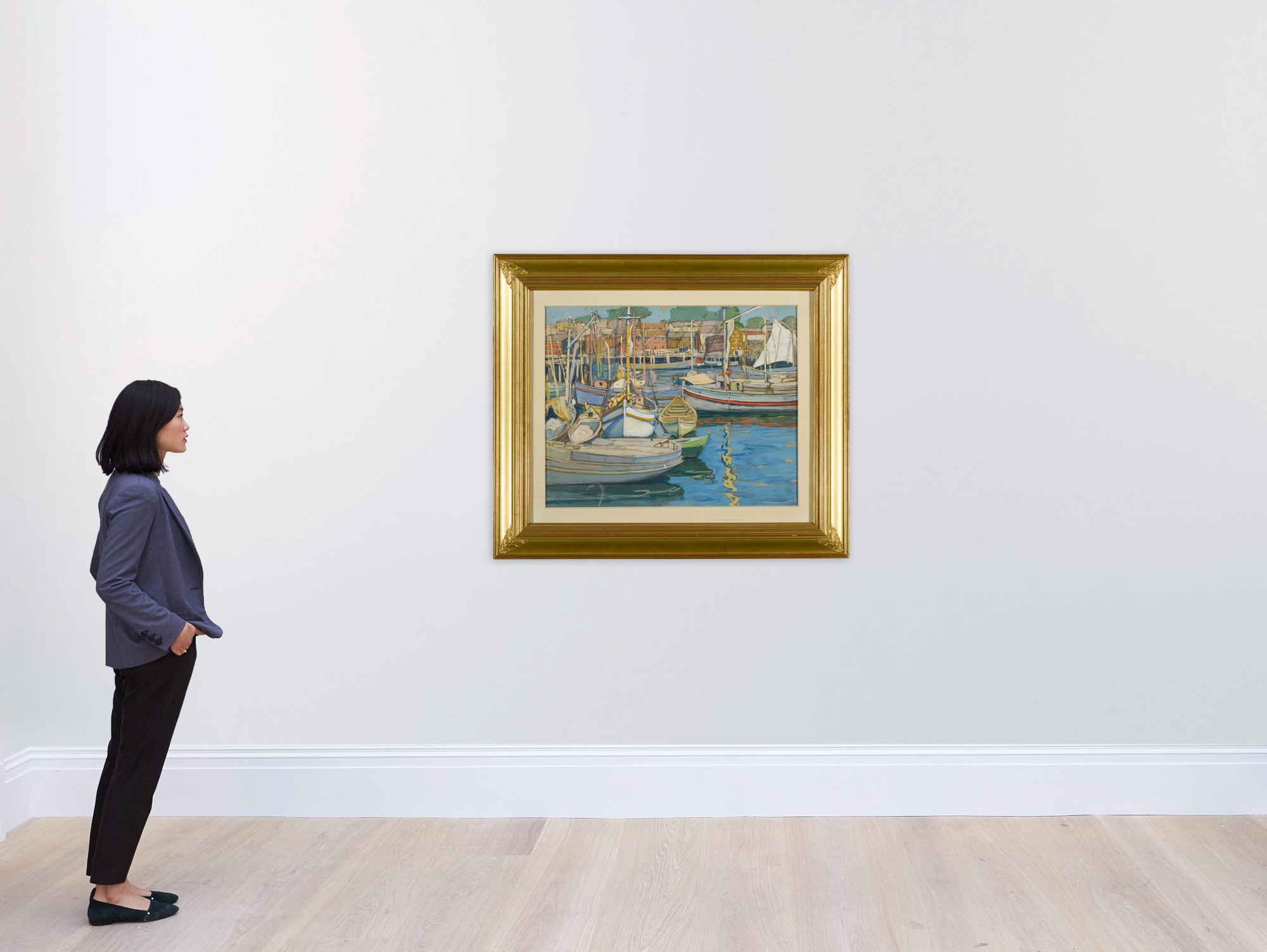 Jane Peterson | GLOUCESTER HARBOR (Circa 1915) | MutualArt