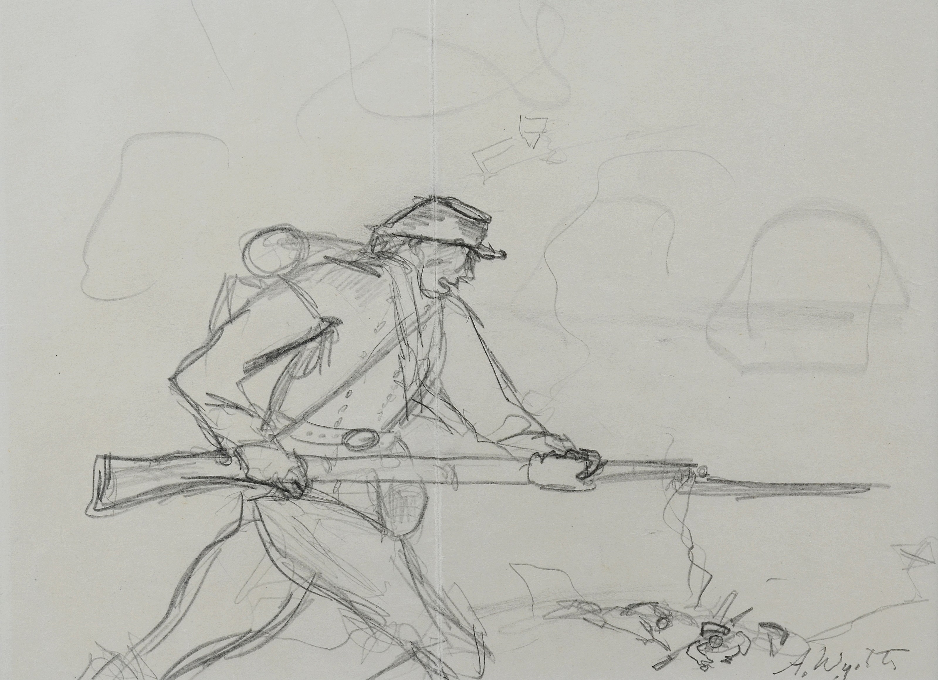 How To Draw A Civil War Rifle