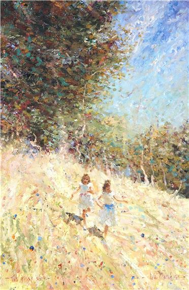 The Grassy Slope by Dale Marsh, 1989