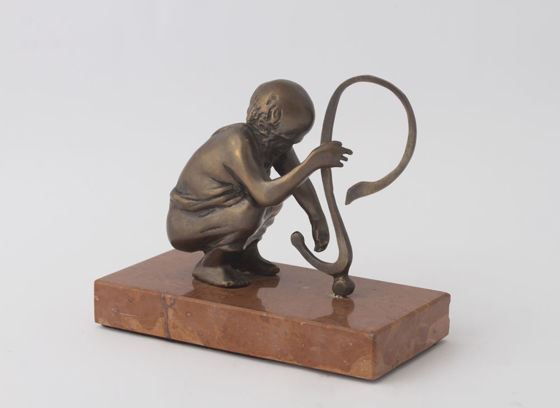 Socrates with Harp by Miklós Melocco