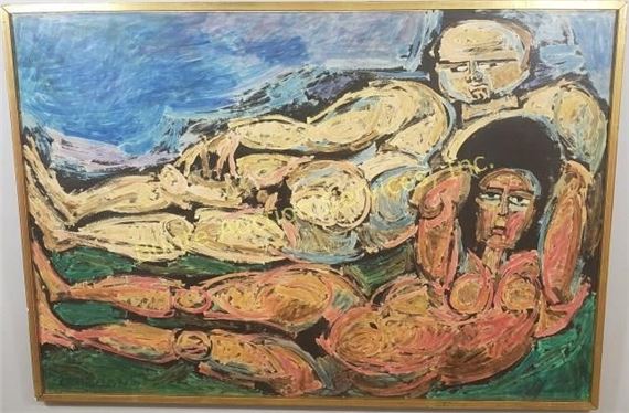 Adam & Eve No. 2 by Federico Castellon, 1963