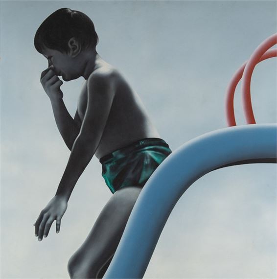 Tuffo dallo scivolo by Angelo Titonel, 1973