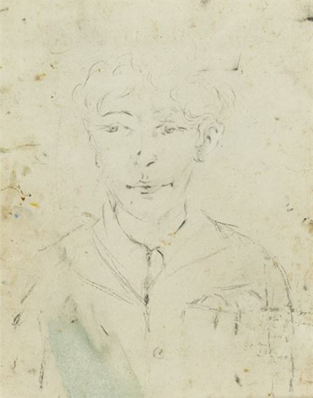 Ritratto di ragazzo by Filippo de Pisis, 1940