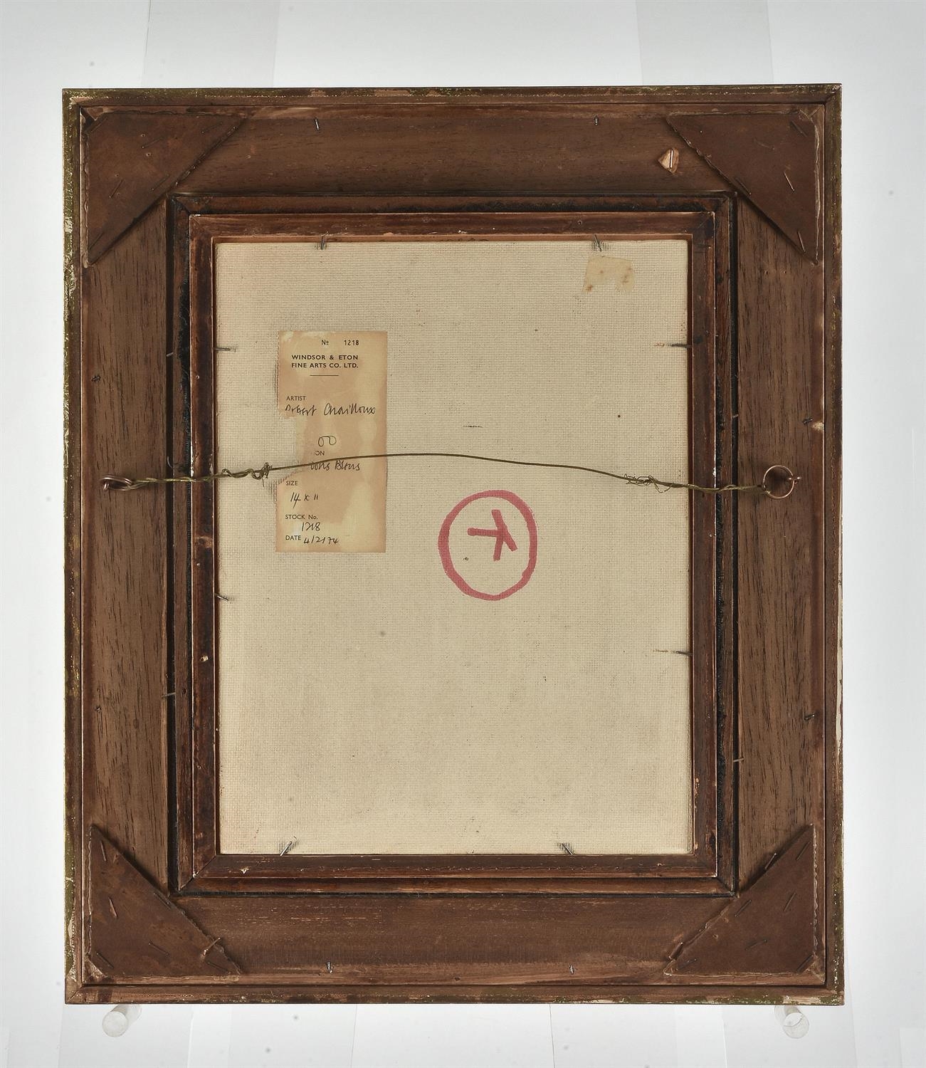 Artwork by Robert Chailloux, Still life with blue flowers, Made of Oil on board