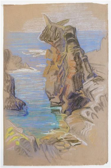 Le rocher saillant by Mary Antoinette Amennecier