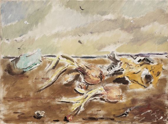 NATURA MORTA MARINA (CON AGLIO E CIPOLLE) by Filippo de Pisis, 1941