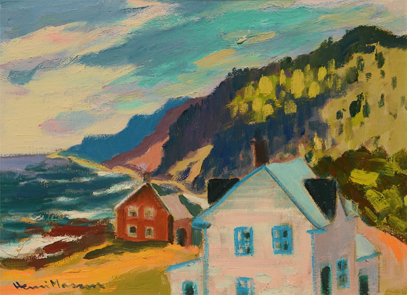 Henri Leopold Masson L'anse pleureuse, Gaspésie (1978) MutualArt