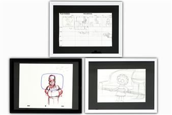 Three works: “The Simpsons” “Mood board” “Thirty minutes over Tokyo” - Matt Groening