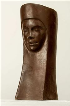 Rostro de mujer oriental - Roque Benavides