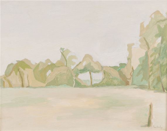 Landschap in Twente by Meinert Willem Volkers, 1975