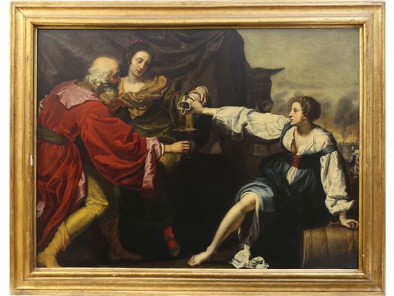 Lot and his daughters by Lorenzo Lippi