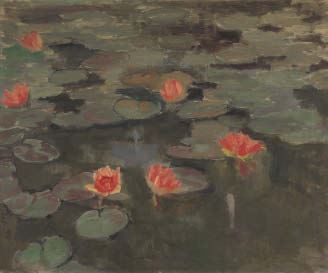 Water lily by Noboru Hasegawa, 1929