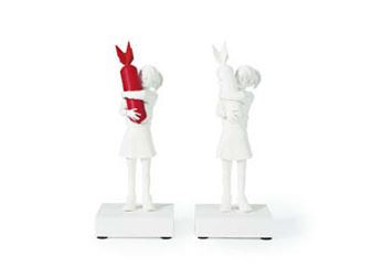 Banksy | BOMB HUGGER (RED BOMB Ver) (2019) | MutualArt