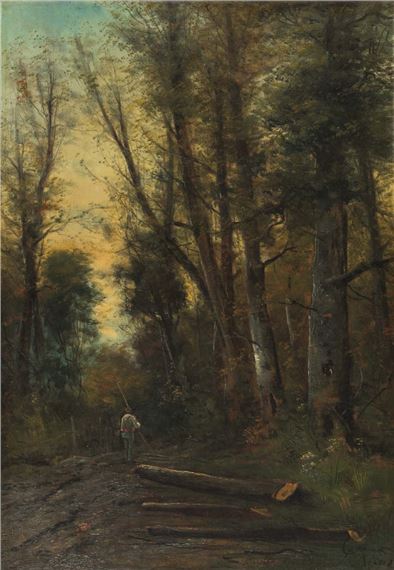 Woods by Gustave Ricard