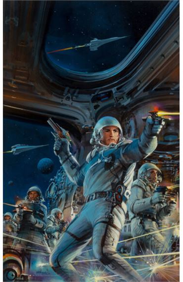 The Trophy paperback cover by John Conrad Berkey, 1989